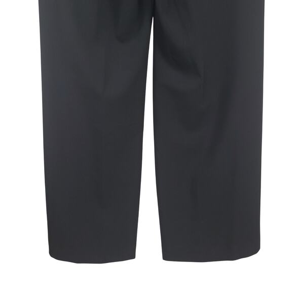 L'Agence Women's Pilar Wide Leg Black Pants Sz 10 Quiet Luxury Casual Chic - Picture 8 of 12